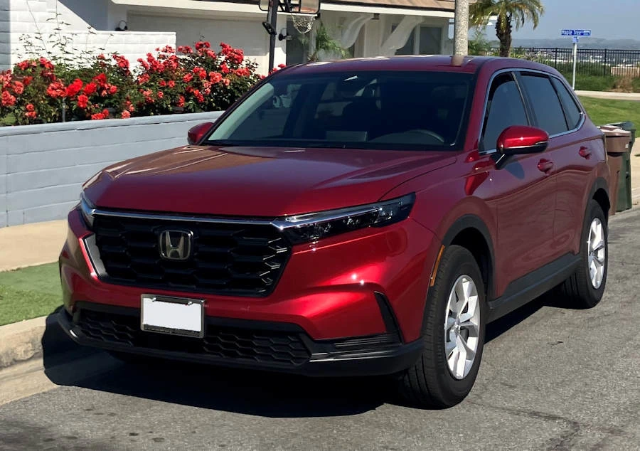 2024 Honda CR-V Front Quarter View Red